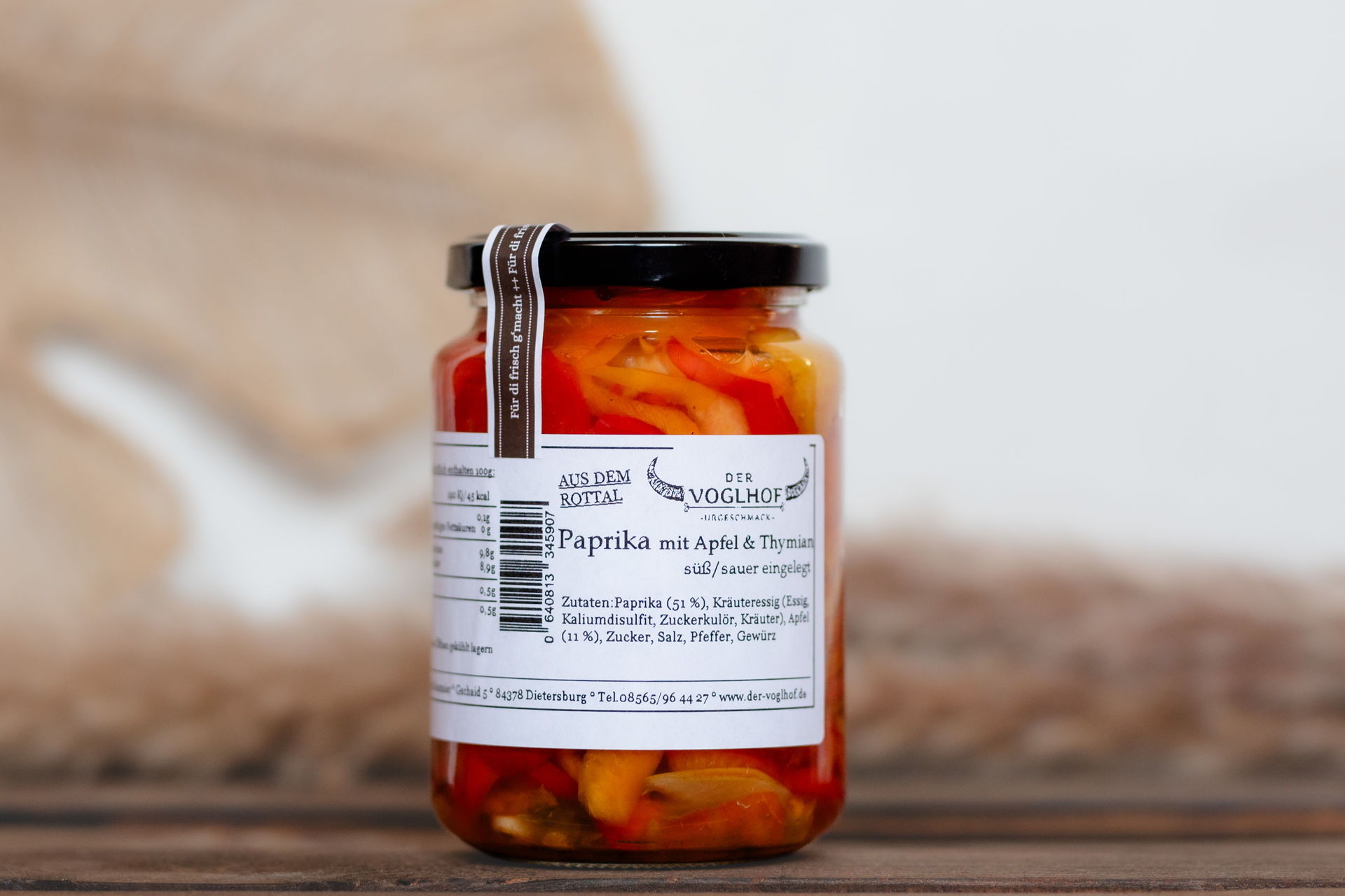 Paprika mit Apfel